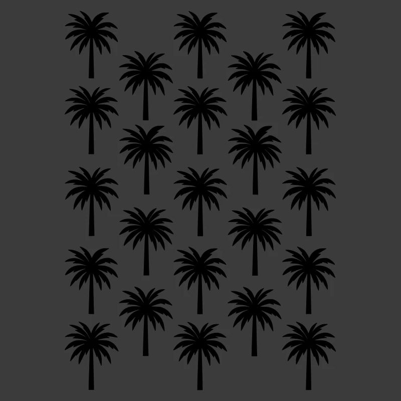 Palmen Muster schwarze Palme