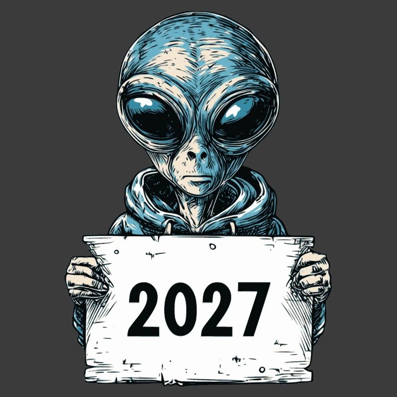 Cooles Alien im Hoodie
