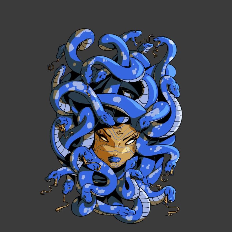 Haarige Medusa