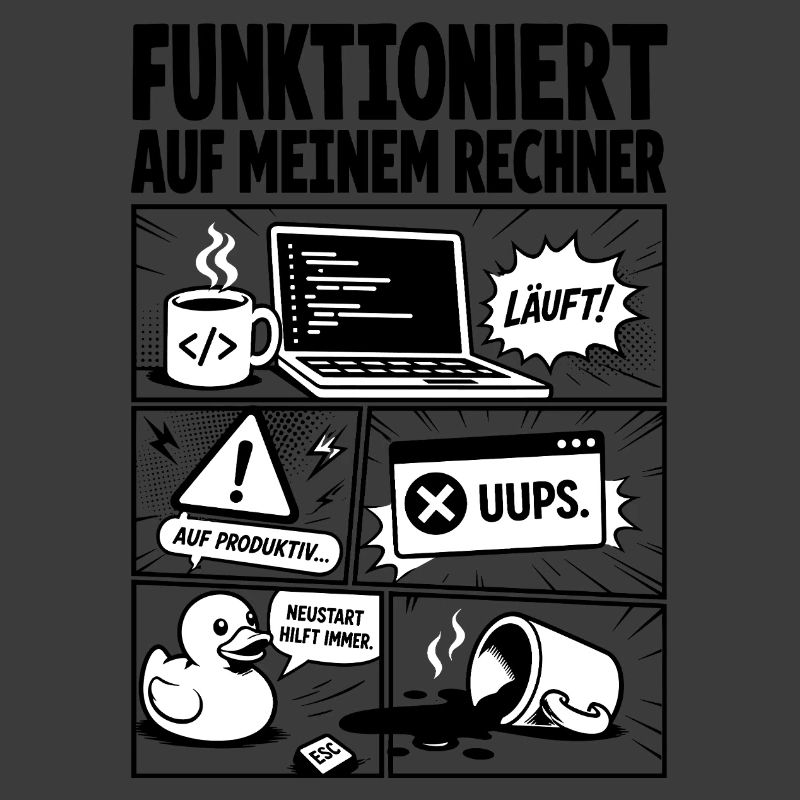 Läuft Coding Comic Design