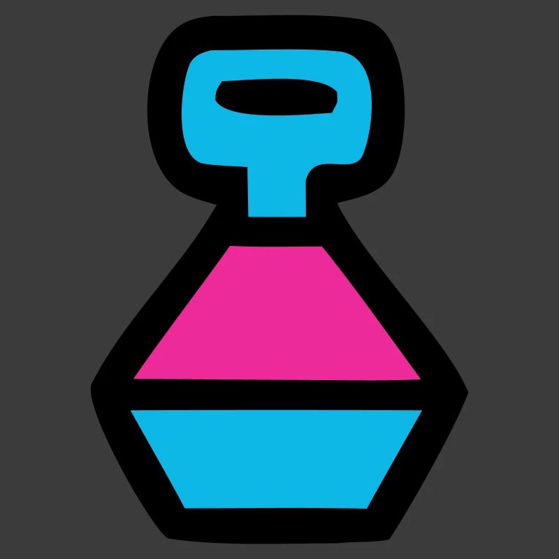 Retro Water Bottle 90s Pop Art
