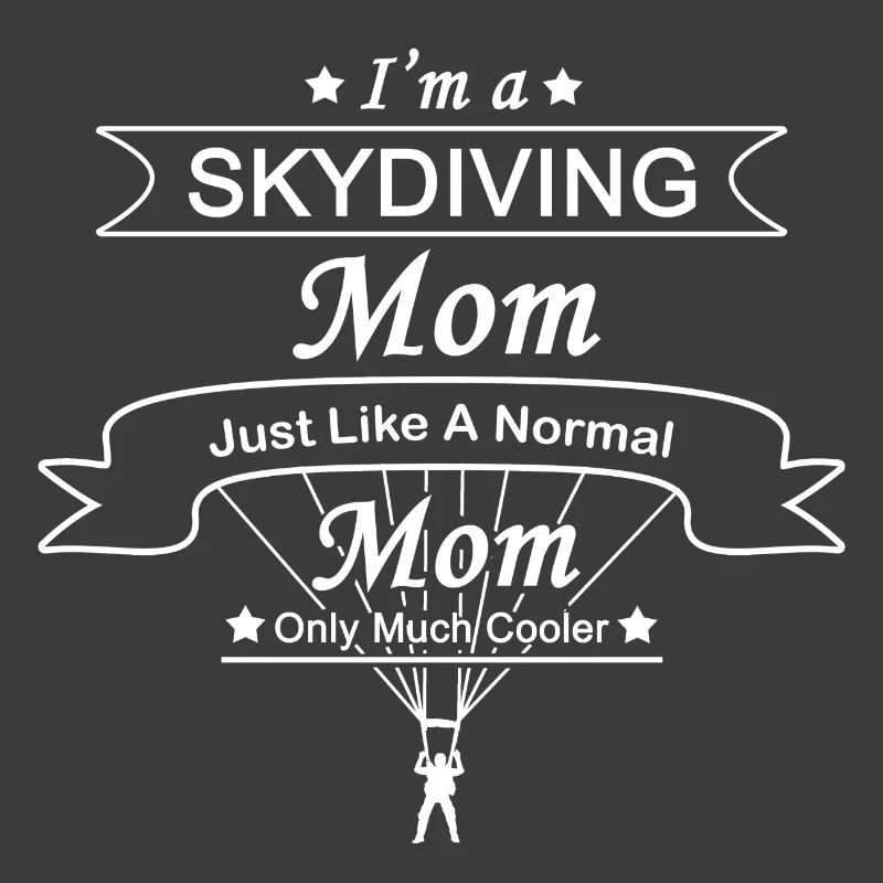 Skydiving Mutter: Original-Geschenk-Entwurf