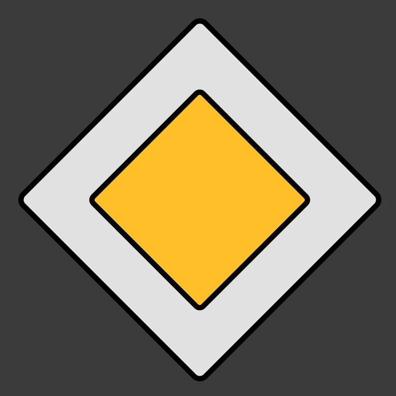 Vorfahrtsschild
