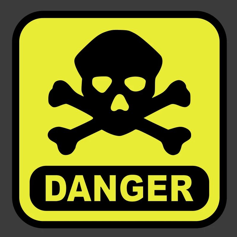 Danger skull