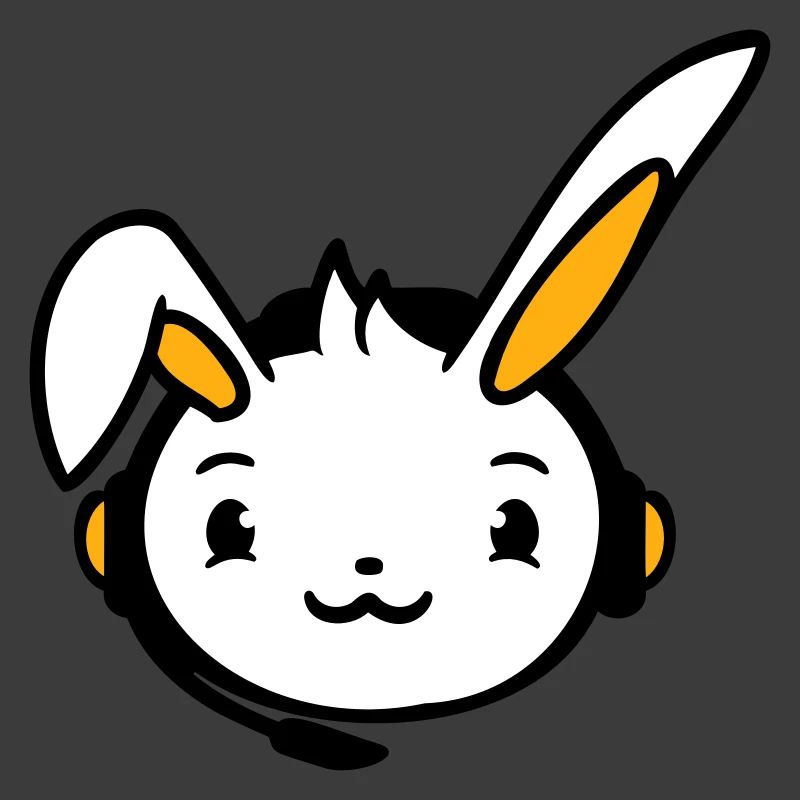 Bunny Plays Console Casque Gamer Nerd Casque