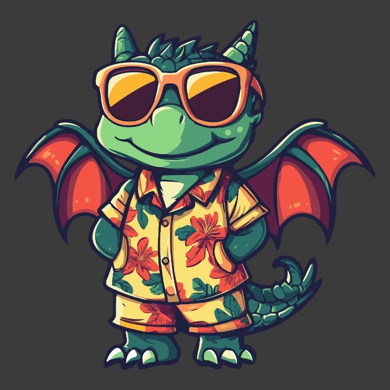 Drache Cool Sommer