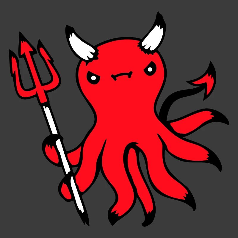 Octopus Devil Hell Satan Evil Purgatory Naughty