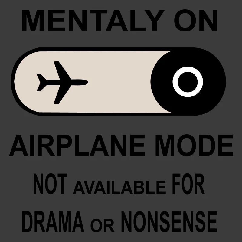 Mental im Flugzeugmodus