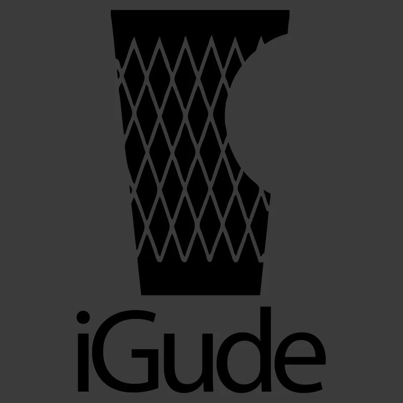iGude - Geripptes schwarz