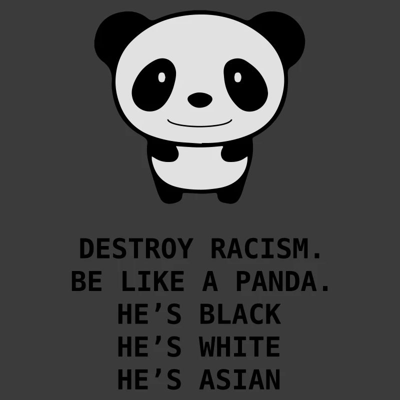 destroy racism panda