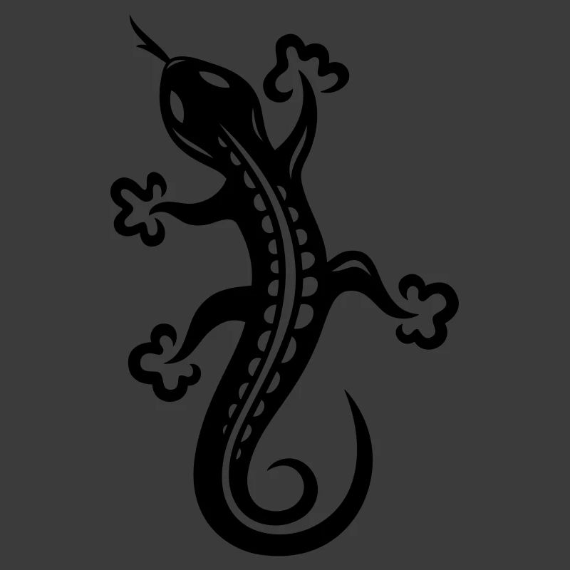 Small lizard, salamander, Tattoo.