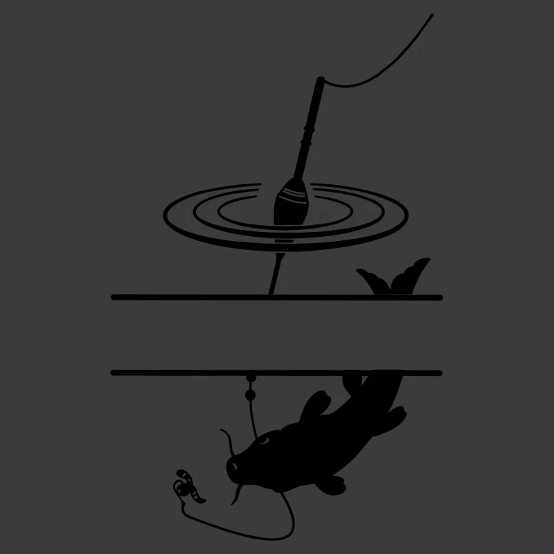 Fish float and bar in between for your own text