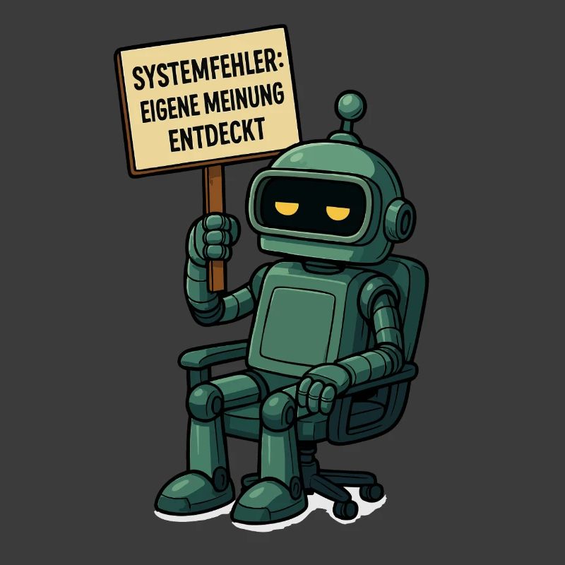 Systemfehler entdeckt – Denk selbst! Roboter