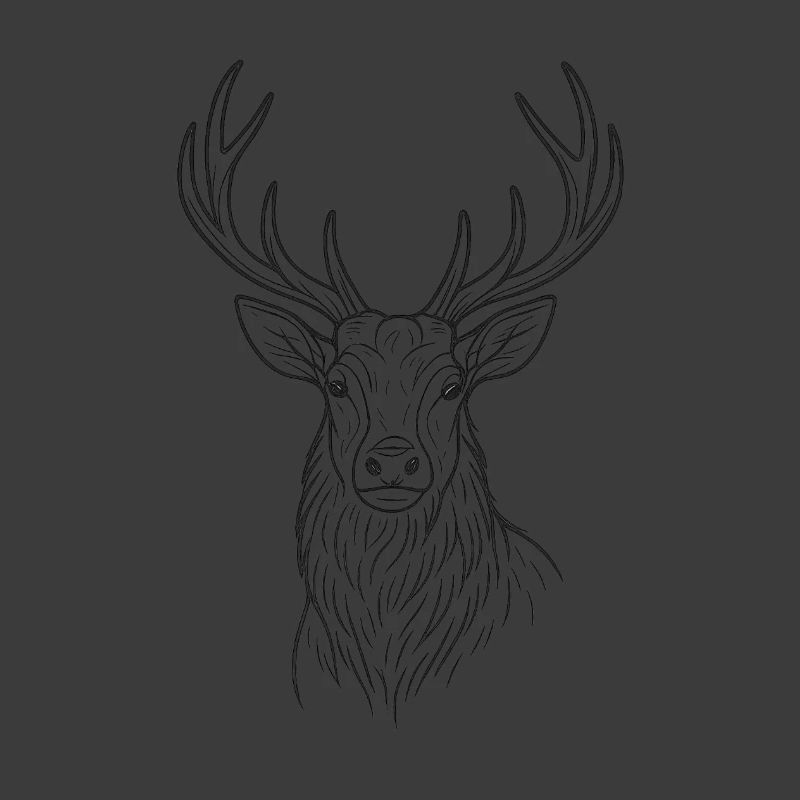 Modernes Hirsch-Design 