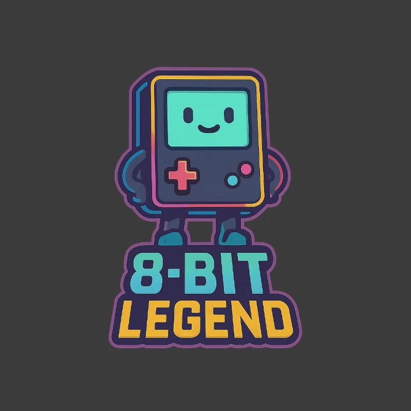 8-Bit-Legende Retro-Gaming-Charakter
