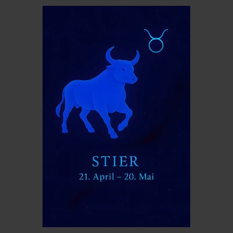 Sternzeichen Stier Design