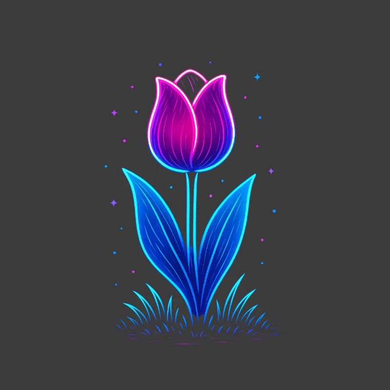 Neon Tulpe