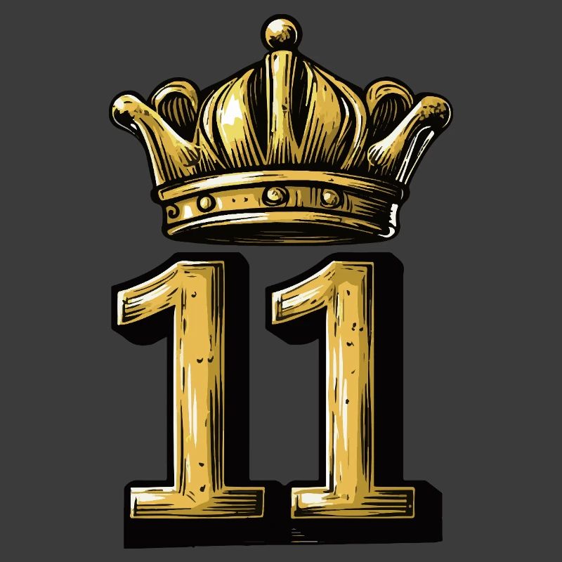11 Zahl Krone