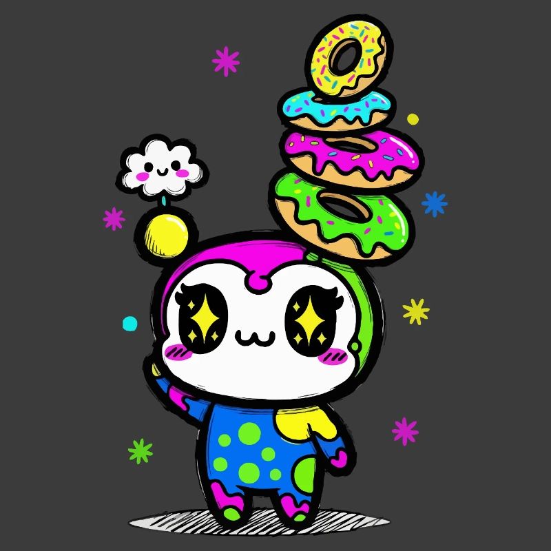 Kawaii Donut-Turm