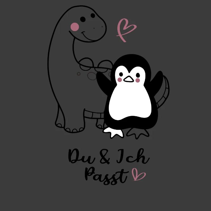 Kuschliger Pinguin mit Herzchen