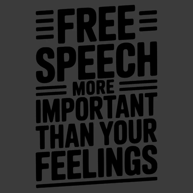 La liberté d’expression est plus importante que les sentiments