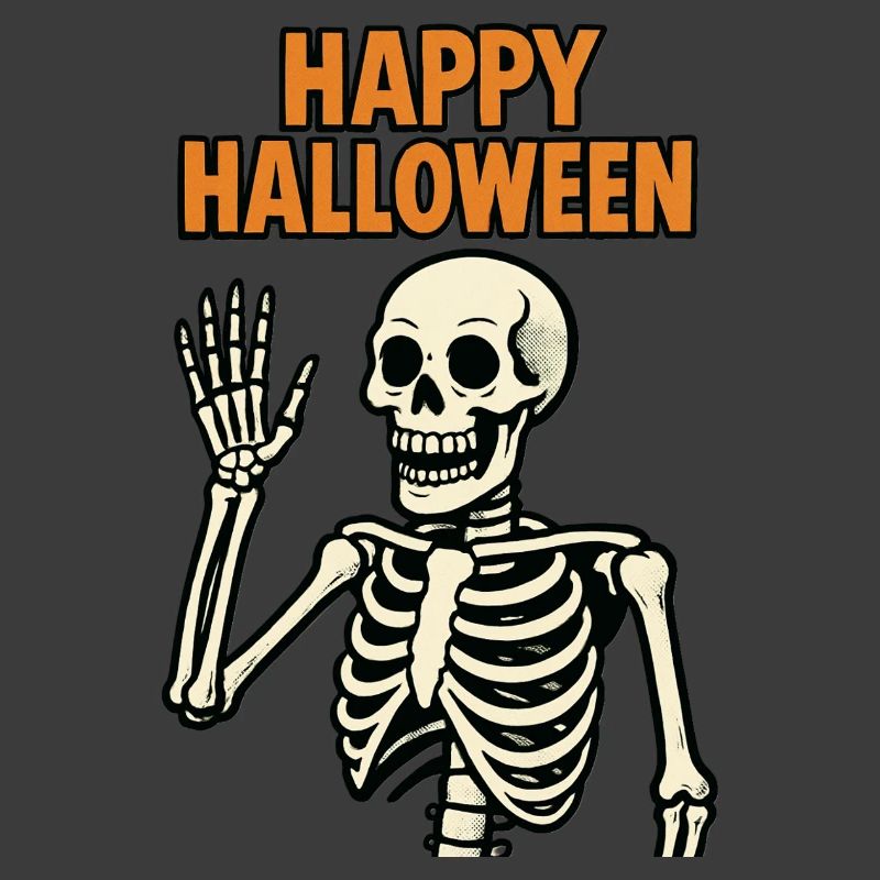 Frohes Halloween - Skelett