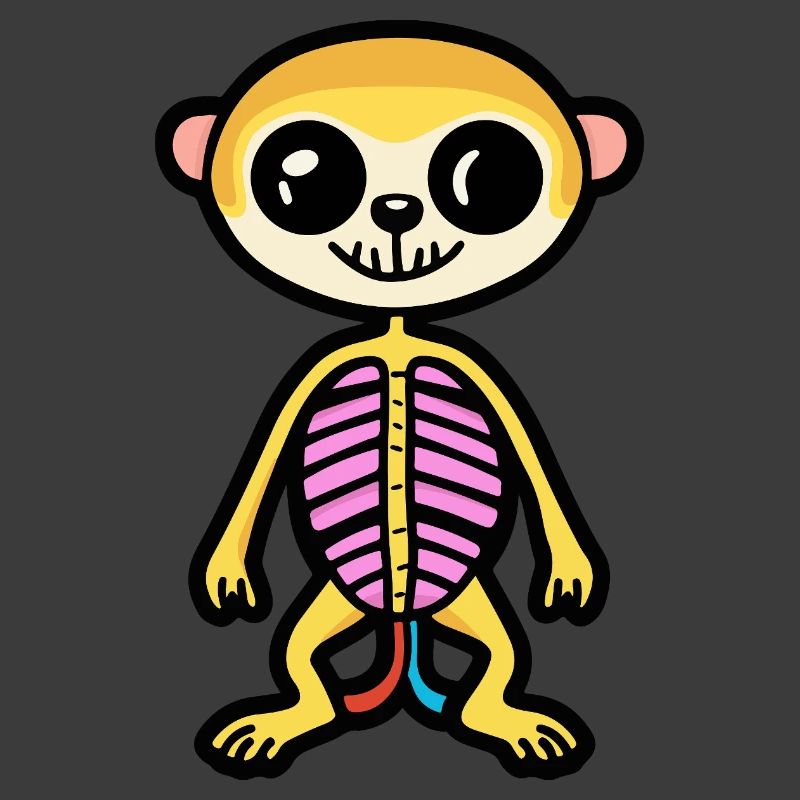Erdmännchen Halloween Zombie