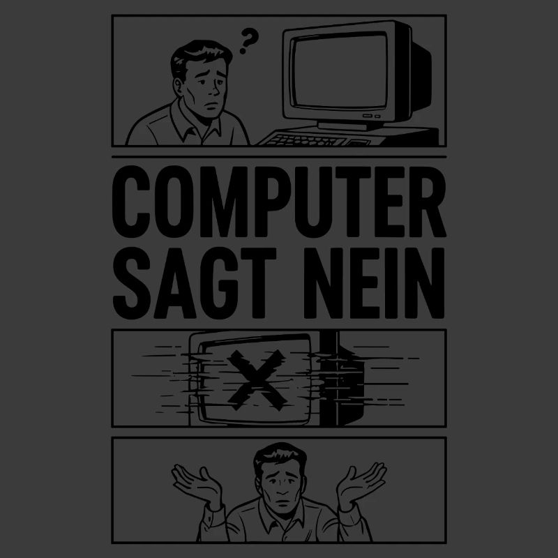 Computer Says No Comic Design