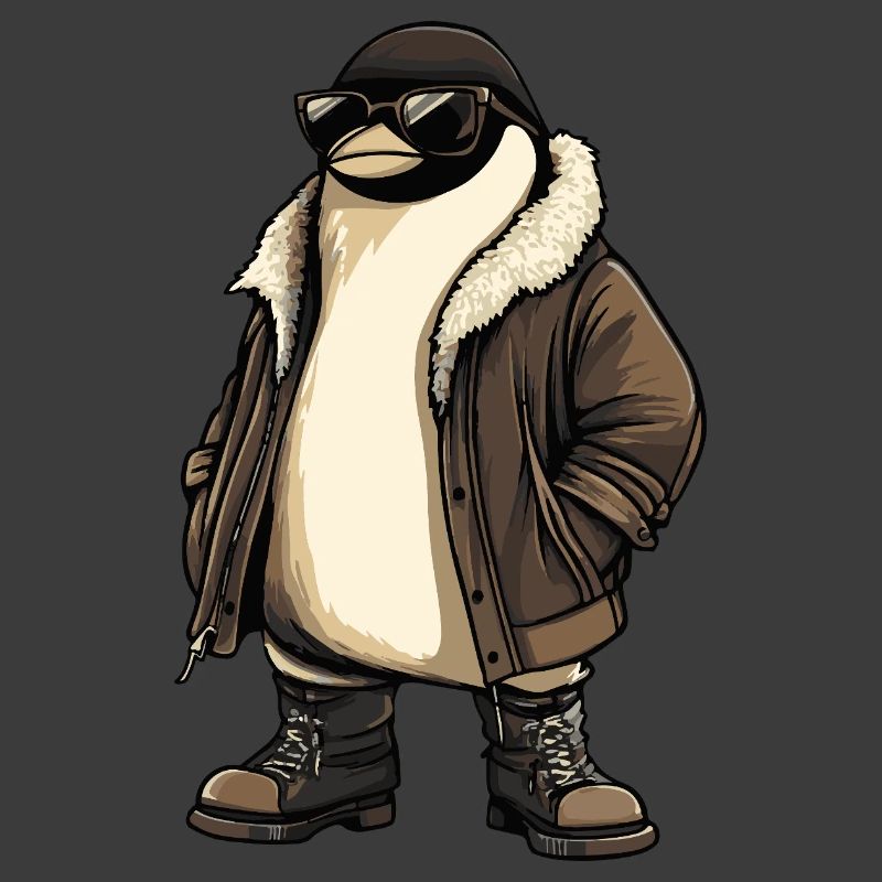 Penguin Cool Winter