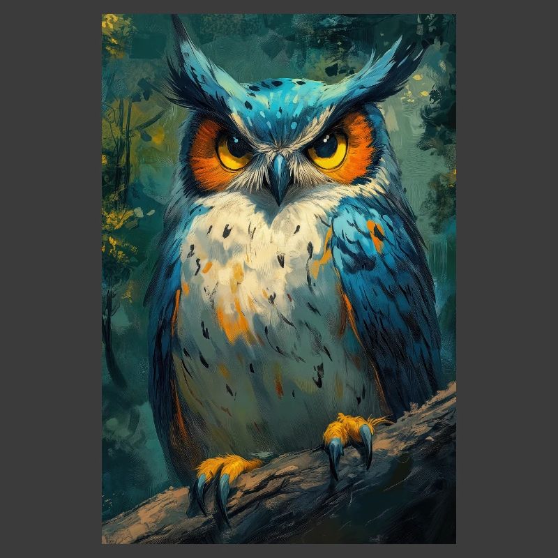 Illustration einer Eule