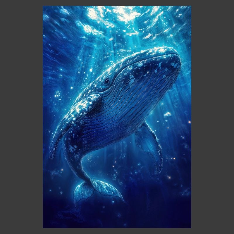 Illustration eines Wals