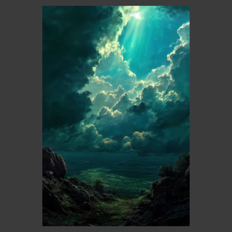 Illustration einer Naturlandschaft