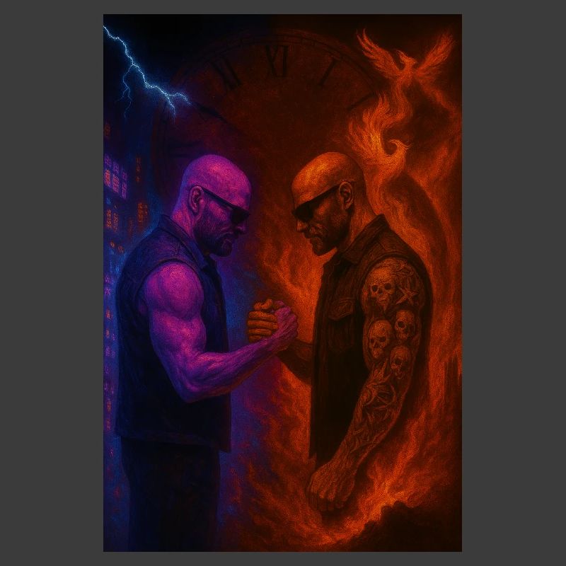 Feuer gegen Eis Duell der Elemente