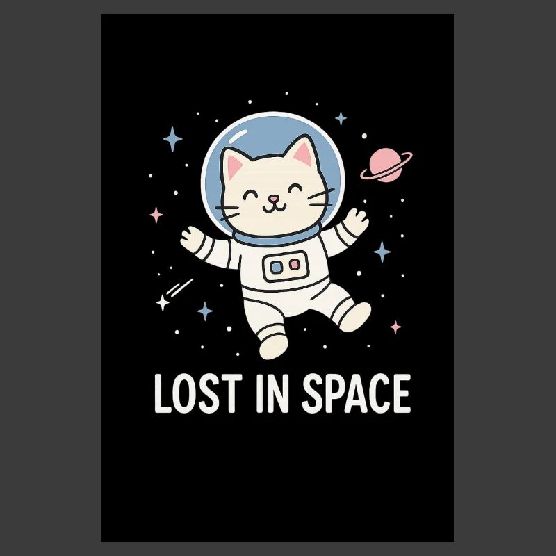 Astronaute chat perdu dans l’espace