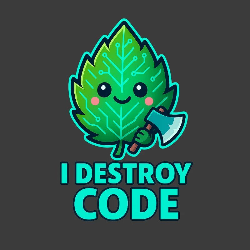 Green Leaf Code Warrior