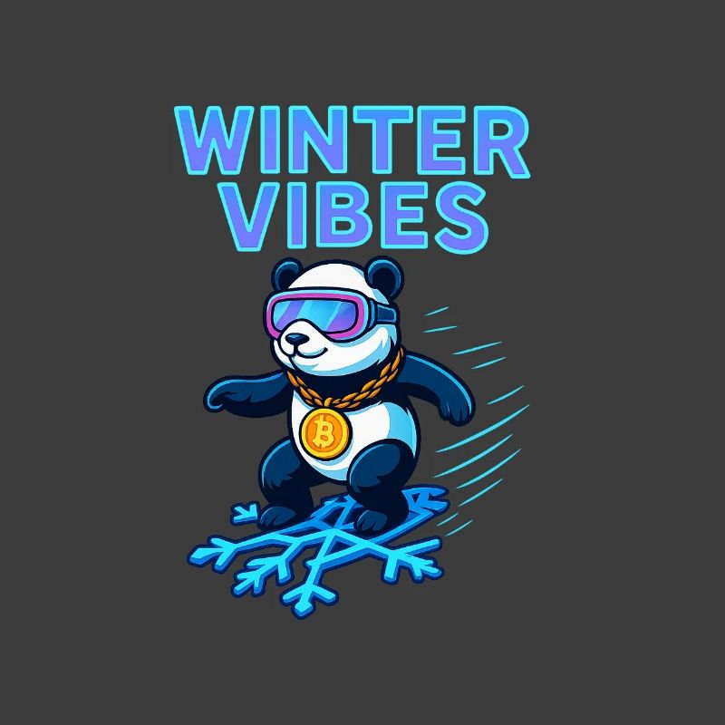 Winter Vibes Panda Neon