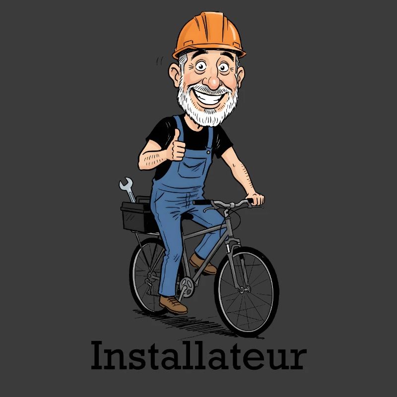 Construction Worker Bicycle Hero