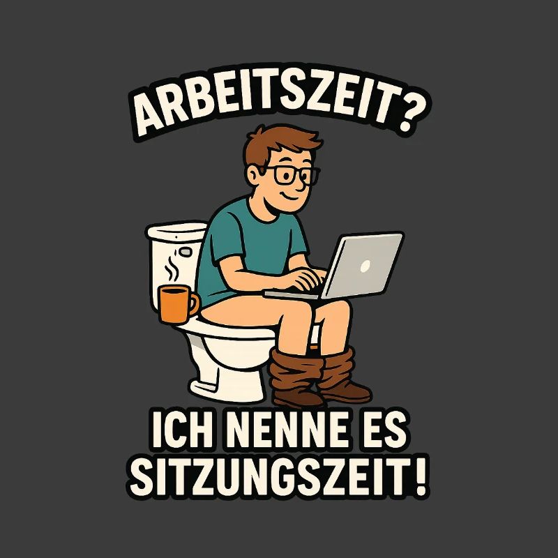 Sitzungszeit am Laptop