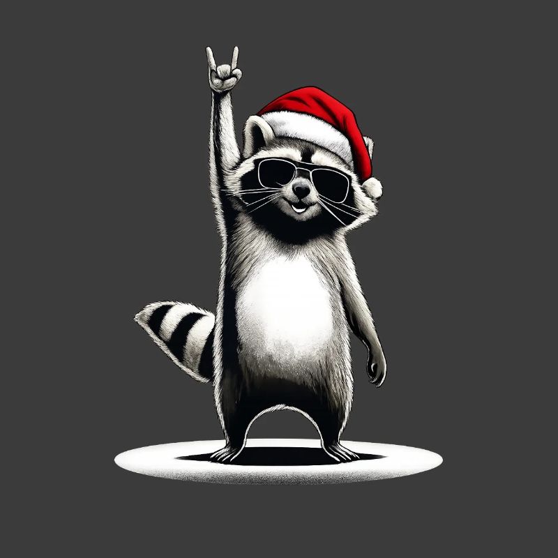 Weihnachtswaschbär