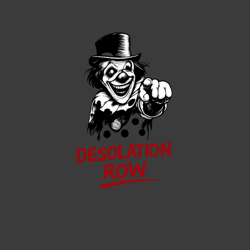 Desolate Clown Noir Artwork