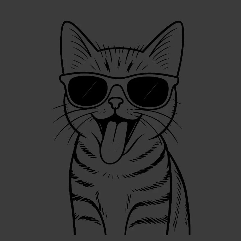 Katzen-Sonnenbrille Vibes