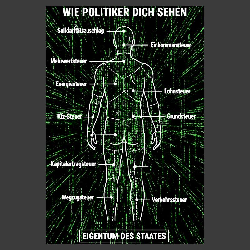 Matrix Zerlegeplan - Steuerzahler Poster 