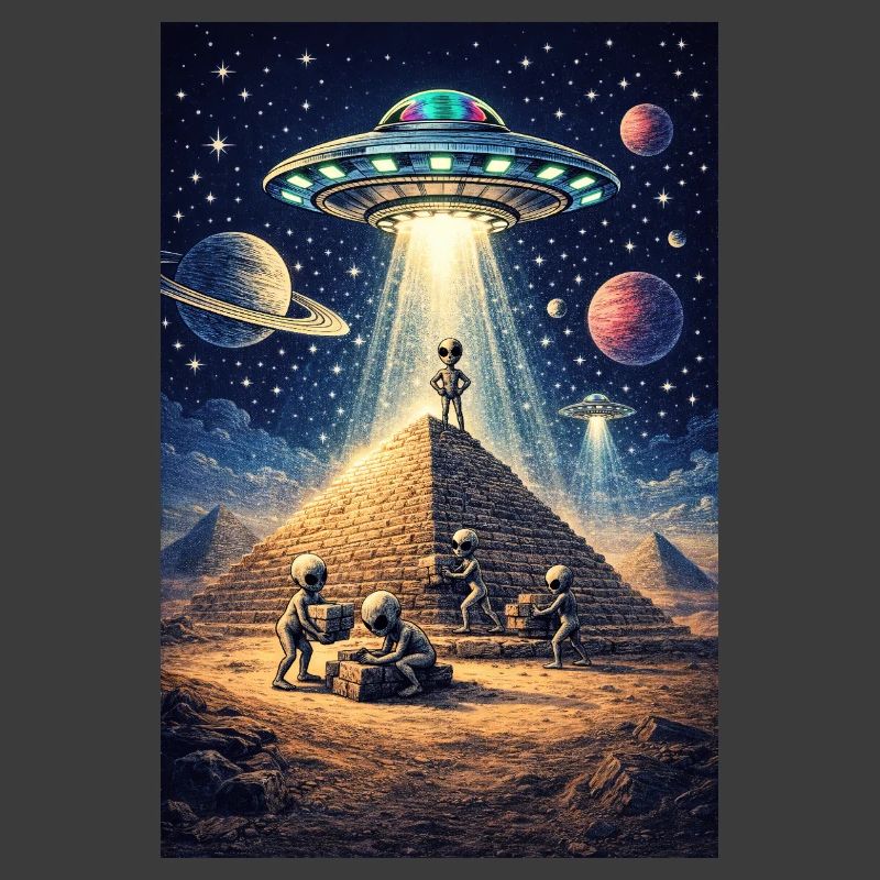 Alien Pyramid UFO