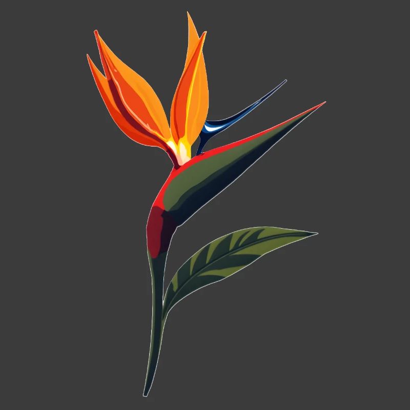Paradiesvogelblume 