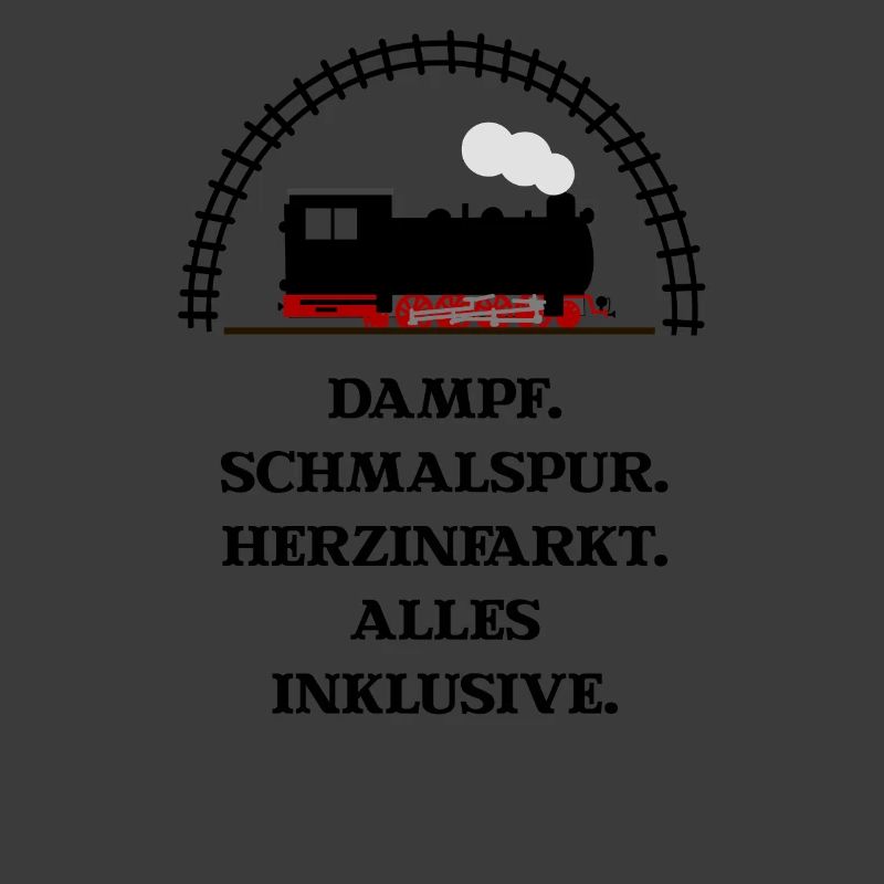 Dampf Schmalspur Herzinfarkt