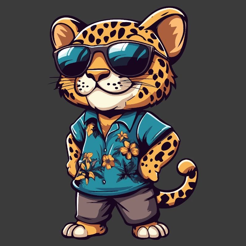 Leopard Comic Vacation