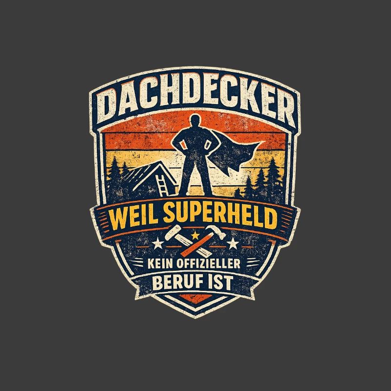 Dachdecker Superheld