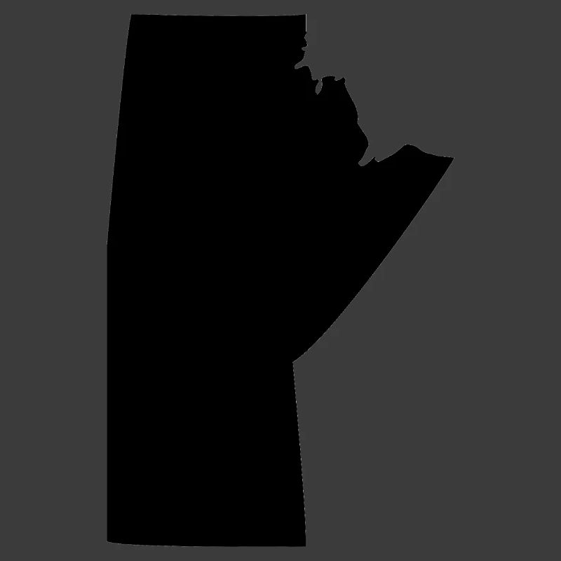 Manitoba-Karte