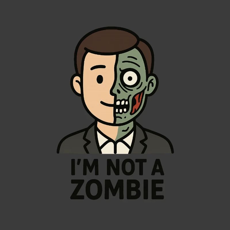 Half Human Half Zombie