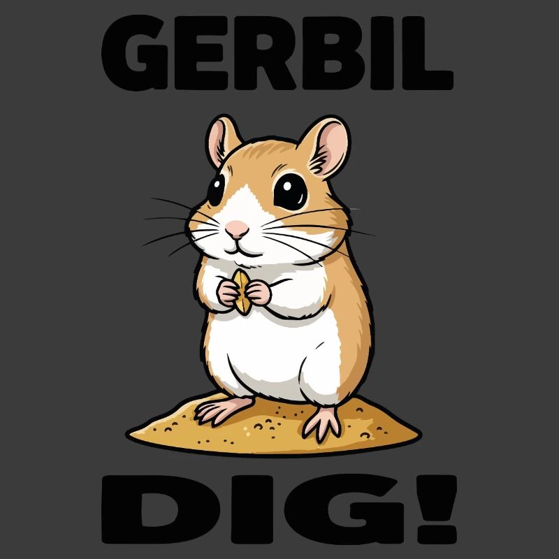 Gerbille Dig Gerbil Rongeur Grain Sable